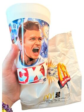 McDonald's 20 oz FIFA Drinking Cup Beckham